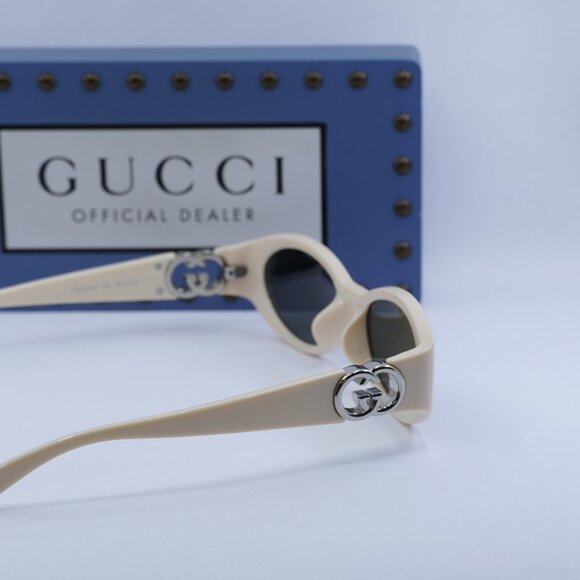 Final Price! Gucci GG1662SA 004 Ivory Grey Sunglasses main image 5